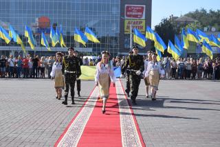 У Кам`янському пройшли урочистості, присвячені Дню Державного Прапора та Дню Незалежності України